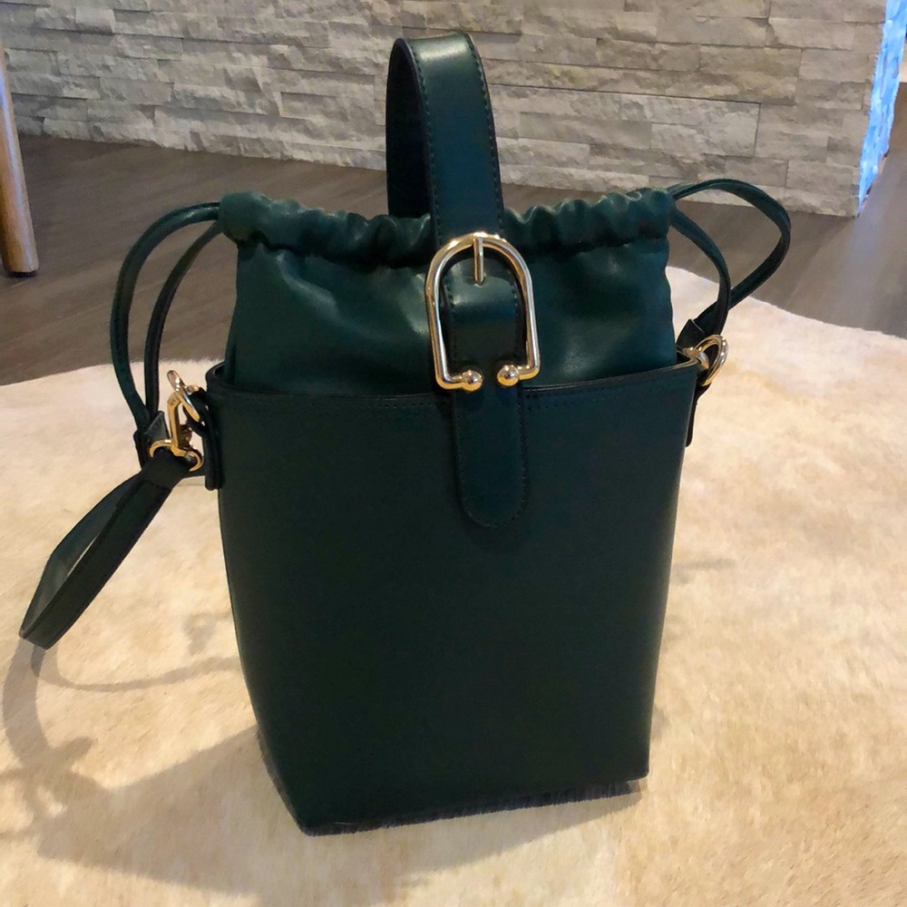 New Vegan Leather Bucket Bag